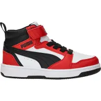 Puma Unisex Rebound V6 Mid Ac+ Ps White-black-for All Time Red Taglia: 31 | Scarpe Sportive Outlet | kids | Rosso