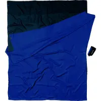 Cocoon TravelSheet Doublesize Silk Sacco a pelo da viaggio (220 x 176 cm - Double, blu)