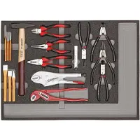 Gedore rosso R22350001 Set di utensili pinze + utensili a percussione CT modulo 29 pezzi, 3301682