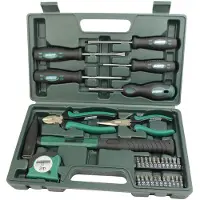 BRÜDER MANNESMANN Heimwerker Werkzeugset im Koffer 31teilig M29031 (M29031)