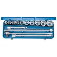 Gedore 32 EMZ set di chiavi a bussola 3/4" 14 pezzi esagono 22-50 mm, 6280180