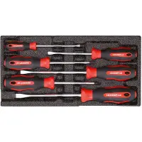 Gedore rosso R22150014 Set di cacciaviti PZ+SL 2/6 CT modulo 6 pezzi, 3301713