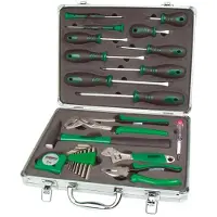 BRÜDER MANNESMANN GREEN LINE 29024 Set di utensili , 24 pezzi, in valigetta