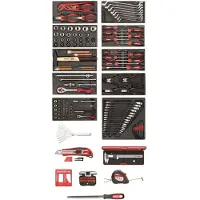 Gedore rosso R21010002 Set di utensili 11x moduli CT + utensili vari 166 pezzi, 3301657