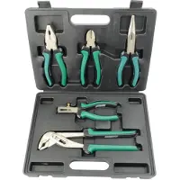 BRÜDER MANNESMANN 5 Pezzi Set di Chiodatura in Valigia - 10996
