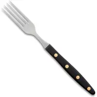 Robert Herder Fork Slim 2407000650500, 18/10 acciaio inox, POM, forchetta da tavola