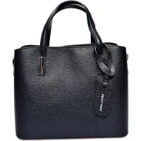 Anna Luchini borsa in pelle da donna AL1876 Nero