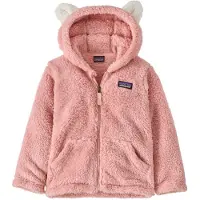 Patagonia Kid's Furry Friends Hoody Giacca in pile Bambini (3-6 Months, fuchsia)