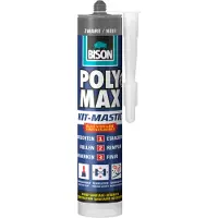 Bison Sigillante Poly Max – Nero – Universale – per tutte le giunture – 280 ml