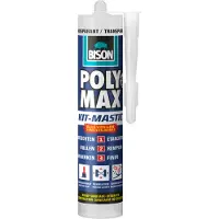 Bison Sigillante Poly Max – trasparente – universale – per tutte le giunture – 280 ml