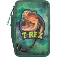 Dino World Astuccio T Rexgreen (0412506) Triple Pocket