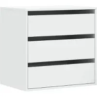 vidaXL Cassettiera bianca 60x41x58 cm materiale a base di legno