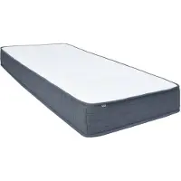 vidaXL Materasso a molle box 190x90x20 cm tessuto medio morbido