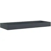 vidaXL Lavabo 120x46x11 cm in fusione minerale/marmo antracite
