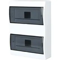 Elektro-Plast Scatola di distribuzione Scatola portafusibili AP 24 moduli Rn 24 7,5 IP40 E-P 0608