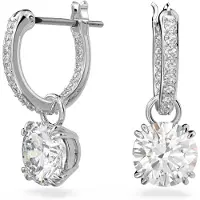 Swarovski Orecchini 'Stilla' argento / trasparente
