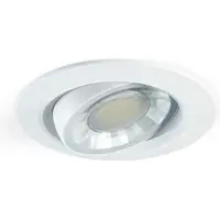 Beneito Faure Faretto a led da incasso tondo orientabile Dimmerabile 8W IP44 3000k