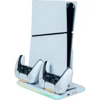 BIG Supporto Verticale Sottile Con Caricatore Usb E Ventola Di Raffreddamento