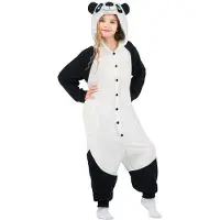 MOM Costume Panda Kigurumi Per Bambini Con Cappuccio E Coda