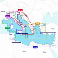 Garmin Npeu012r Mar Mediterraneo Centrale E Occidentale Navionics Platinum+ Scheda Microsd/sd Carte Nautiche