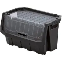 Prosperplast Plastový úložný box uzavíratelný TRUCK MAX PLUS 396x380x282 mm - barva: černá