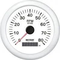 Recmar 0-8000 Rpm Tachimetro