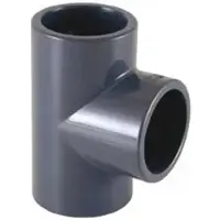 Cepex T In Pvc 22604 90º Ø110 Con Innesto A Bicchiere Per Unione Con Adesivo X Filettatura Femmina Bsp