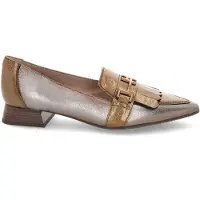 Hispanitas per donna. CHI243573 Scarpe in pelle di Minorca color bronzo (39), 1 a 3 cm, Nessuno, Casual, Da sera