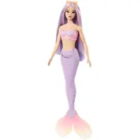 Barbie Sirena Con Capelli Rosa E Viola Bambola