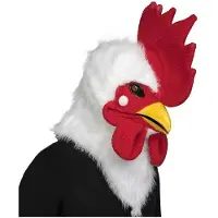 MOM Con Maschera Mobile Da Gallo Con Mandibola