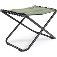 Crespo Falthocker AP306 TexComfort, sgabello pieghevole da campeggio - Sgabello "angelo" imbottito, struttura in alluminio, colore: verde