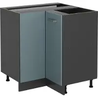 Vicco Mobile ad angolo cucina R-Line Grigio-blu 75.6 cm senza piano di lavoro, Model 41065