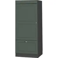 Vicco Mobile cucina dispensa Fame-Line Verde-oro country/Antracite 60 cm, Model 38579