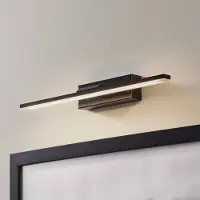 MCJ Applique a LED Miroir 40 cm nero 4000K