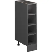 Vicco Scaffale da cucina R-Line Antracite 20 cm senza piano di lavoro, Model 37346