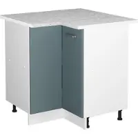 Vicco Mobile ad angolo cucina R-Line Grigio-blu 75.6 cm , PL Marmo, Model 41210