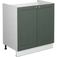 Vicco Mobile lavello cucina Fame-Line Verde-oro rustico 80 cm senza piano di lavoro, Model 38017