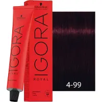 Schwarzkopf Professional Igora Royal 4-99 Castano medio viola extra 60ml — Tinta per capelli