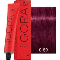 Schwarzkopf Professional Igora Royal 0-89 Concentrato rosso-viola 60 ml — Tinta permanente