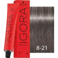 Schwarzkopf Professional Igora Royal 8-21 Biondo Cenere Chiaro 60ml — Tinta per capelli