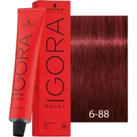 Schwarzkopf Professional Igora Royal 6-88 Biondo Scuro Rosso Extra 60ml — Tinta permanente capelli