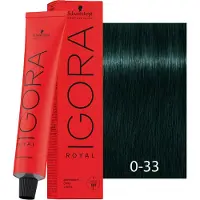 Schwarzkopf Professional Igora Royal 0-33 Koncentrat Anti rosso 60ml — Tinta per capelli