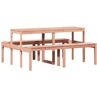 vidaXL Tavolo da picnic 160x134x75 cm in legno massiccio di abete Douglas