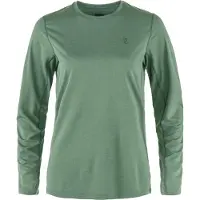 Fjällräven Women's Abisko Day Hike L/S Maglia funzionale Donna (XL, verde)