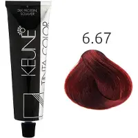 Keune 6.67 Biondo Violetto Rosso Scuro 60 ml — Colorante permanente capelli