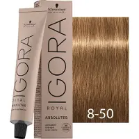 Schwarzkopf Igora Royal Absolutes 8-50 Biondo Chiaro Dorato 60ml — Tinta permanente