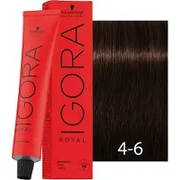 Schwarzkopf Professional Igora Royal 4-6 Castano cioccolato medio 60 ml — Tinta permanente