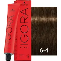 Schwarzkopf Professional Igora Royal 6-4 Biondo Scuro Beige 60ml — Tinta permanente