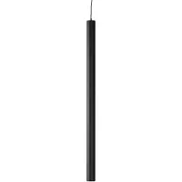 LINDBY Lampada a sospensione LED Lumaro, nera, 55 cm, 48 V, dimmerabile