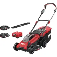 SKIL RED 0130BA Akku-Rasenmäher Brushless (2x20 V, 4 cm Schnittbreite, kabellos)